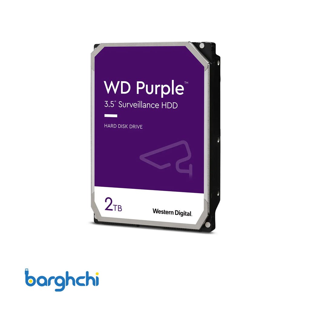 هارد دیسک وسترن دیجیتال Purple WD22PURZ ظرفیت 2 ترابایت