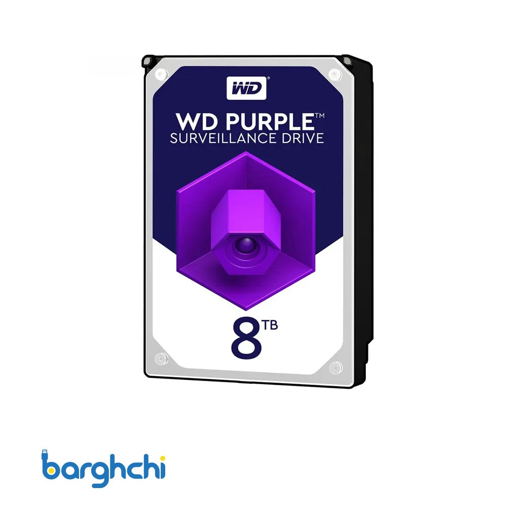 هارد دیسک وسترن دیجیتال Purple WD84PURZ ظرفیت 8 ترابایت