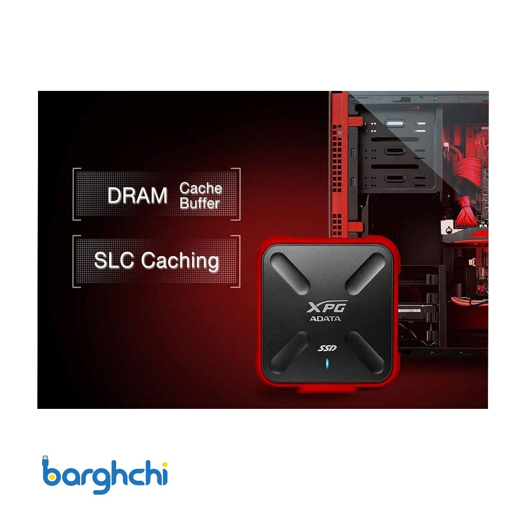 حافظه اس اس دی ای دیتا SD700X ظرفیت 256 گیگابایت
