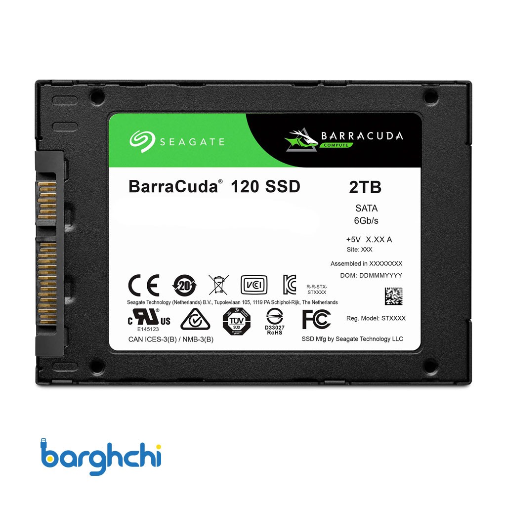 اس اس دی سیگیت BarraCuda 120 SSD ظرفیت 2 ترابایت