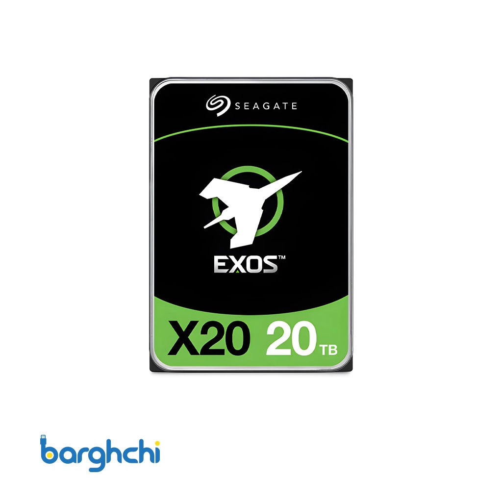 حافظه اچ دی دی سیگیت Exos X20 ST20000NM007D ظرفیت 20 ترابایت