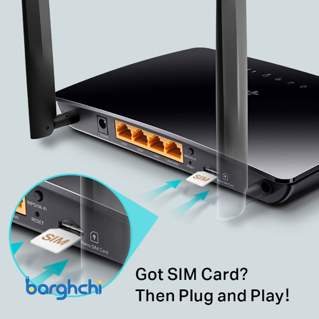 مودم روتر بی‌سیم دو بانده 4G LTE مدل AC1200