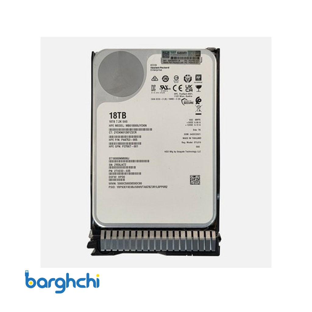 هارد سرور اچ پی ای مدل P37669-B21 ظرفیت 18 ترابایت