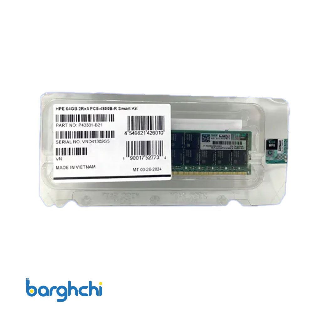 رم سرور HPE 64GB Dual Rank x4 DDR5‑5600