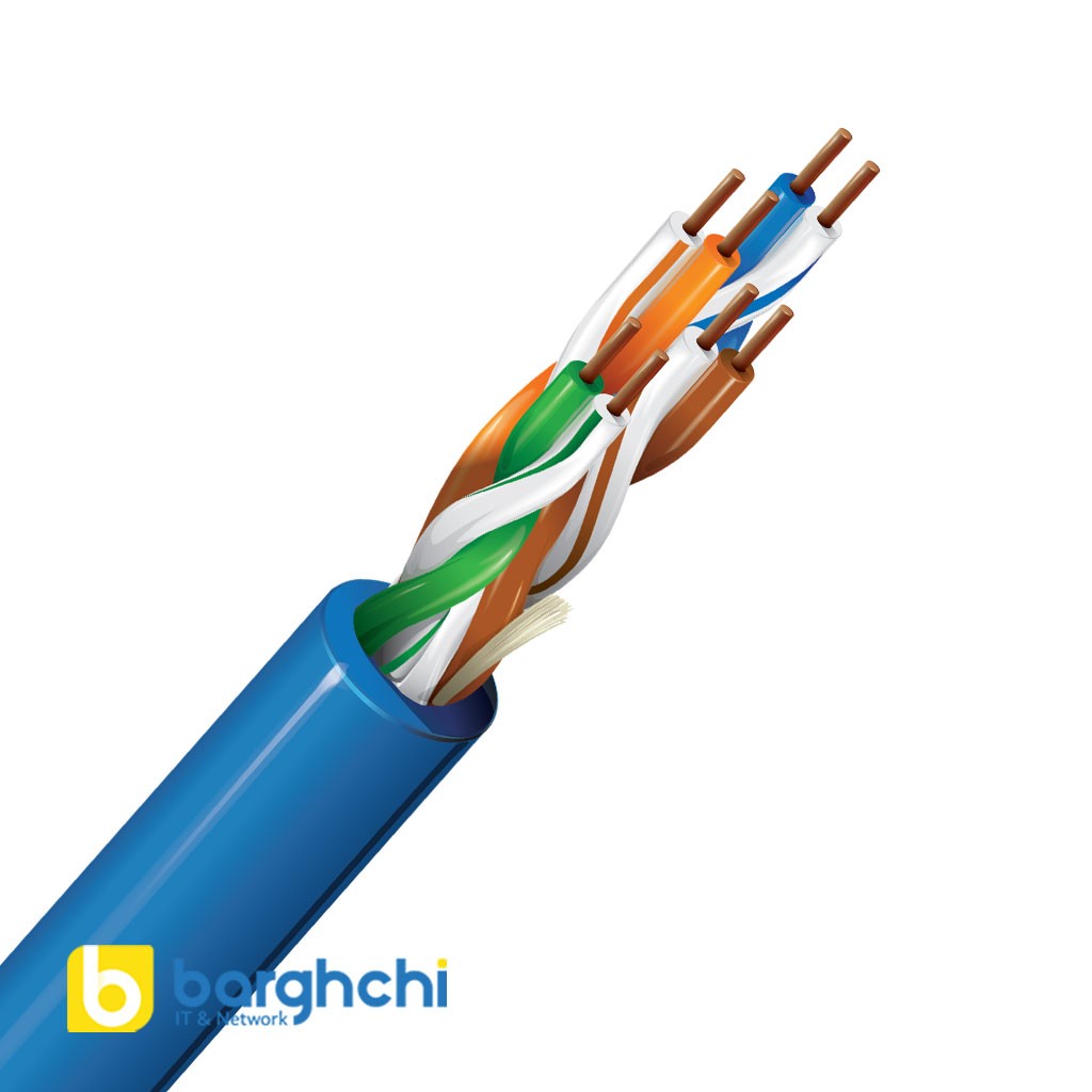 کابل شبکه بلدن CAT6 UTP PVC مدل (2412D)