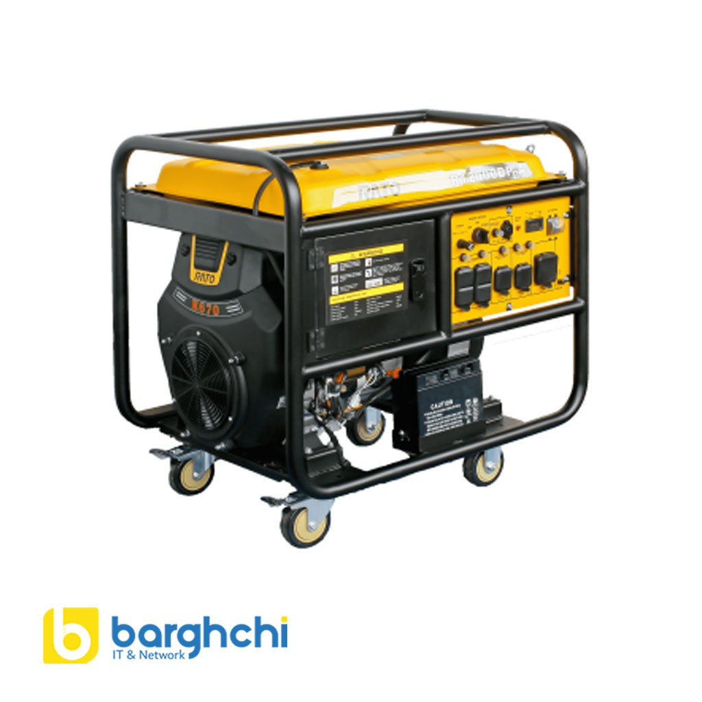 موتور ژنراتور دو سیلندر تکفاز راتو مدل R12000D-A