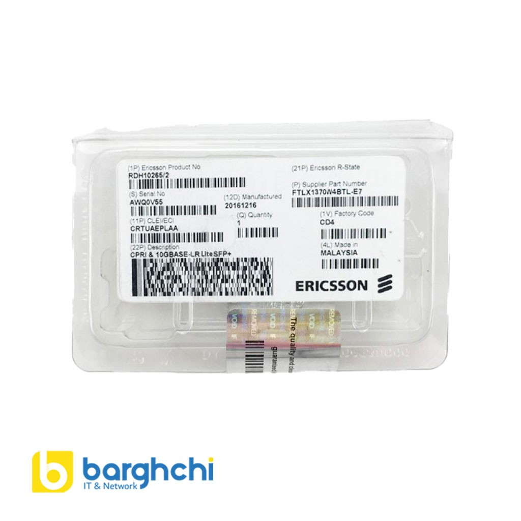 ماژول فیبر نوری اریکسون مدل RDH10265/2