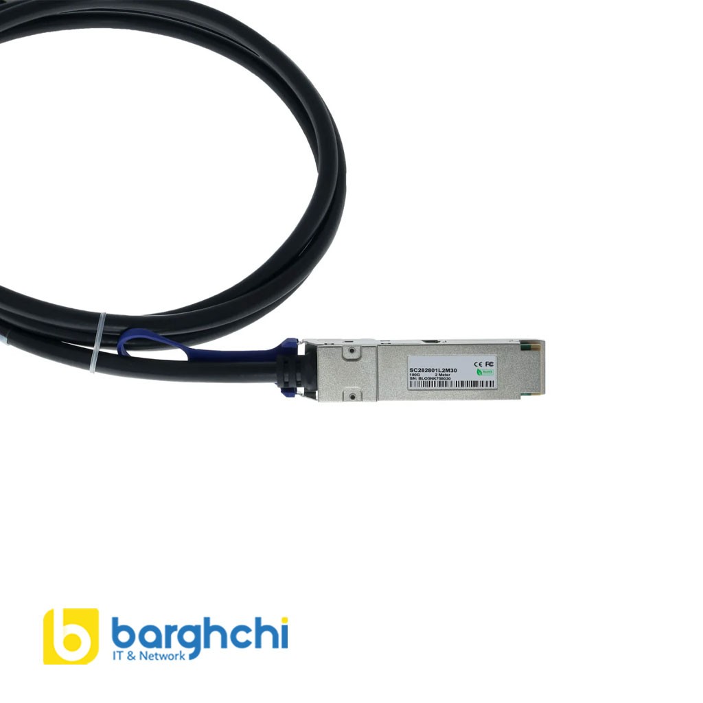کابل DAC فورتی نت مدل FN-CABLE-QSFP28-2 QSFP28