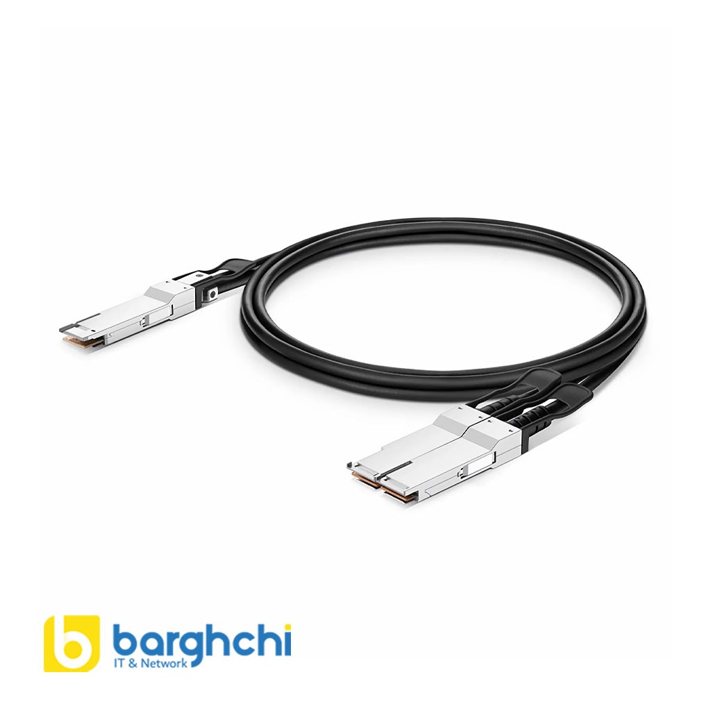 کابل DAC فورتی‌ نت مدل FN-CABLE-QSFPDD-2QSFP56-LB5