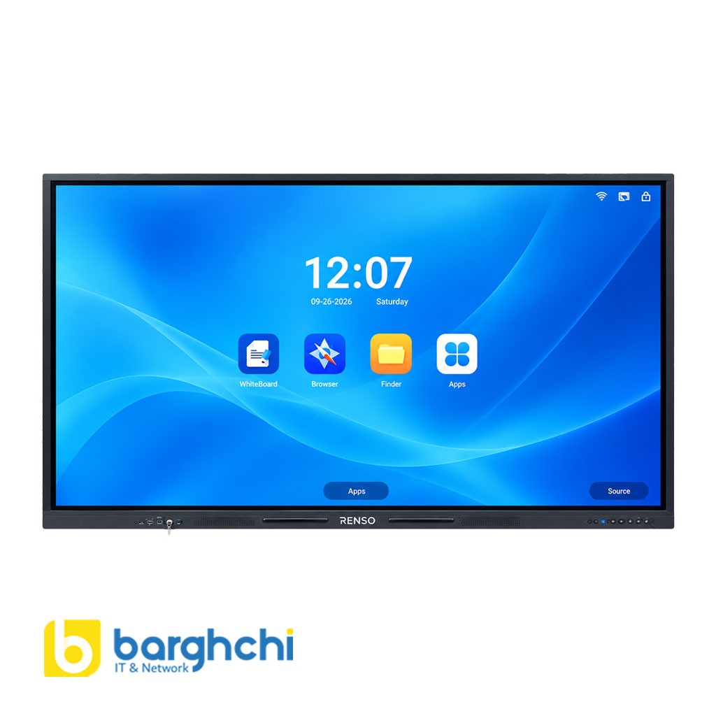 برد هوشمند 75 اینچ  رنسو مدل RSB-75 PRIME