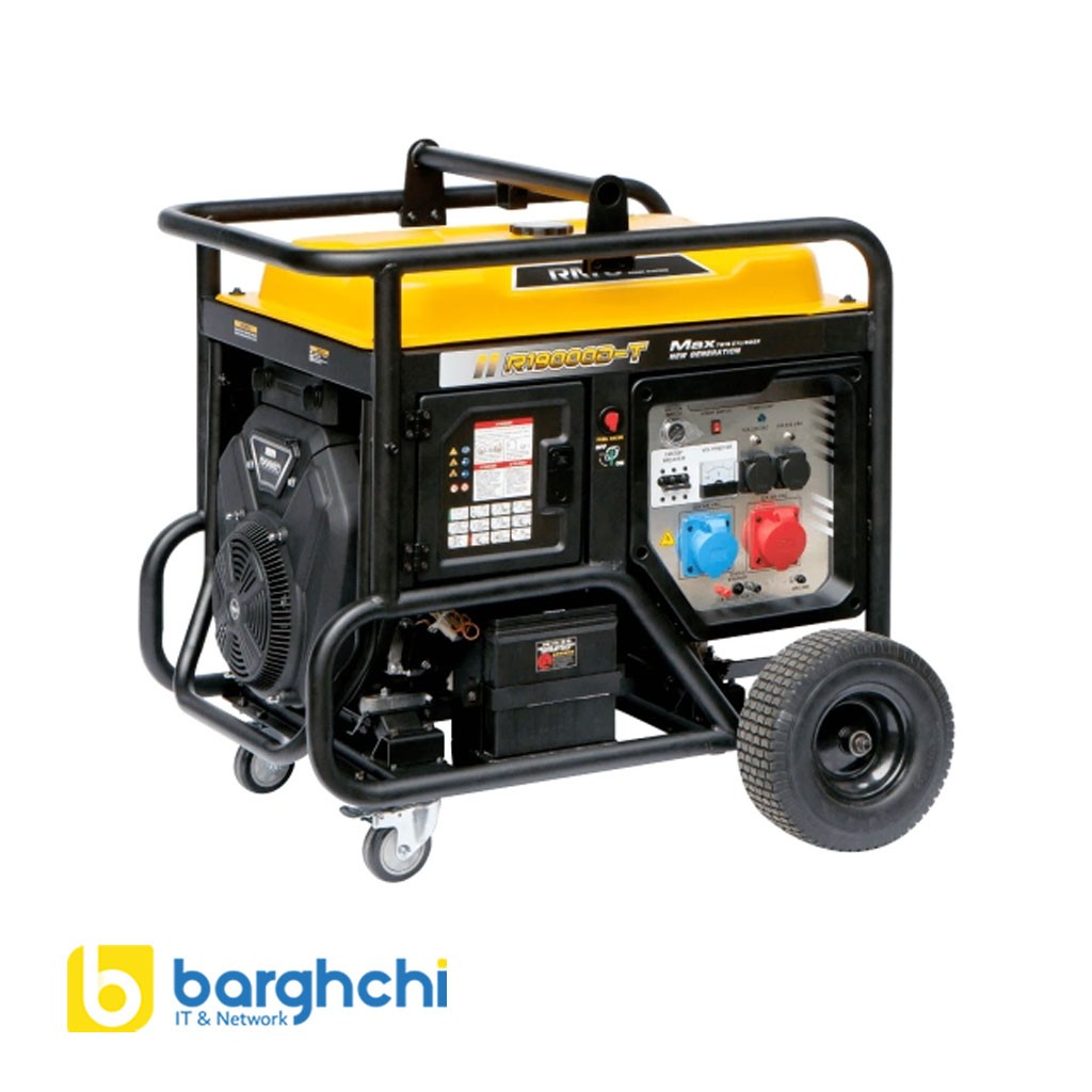 موتور ژنراتور 20 کیلووات دو سیلندر تکفاز راتو مدل R19000D-R/20