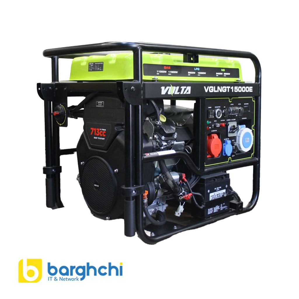موتور برق سه گانه سوز 12.5 کیلووات ولتا مدل VGLNGT15000E