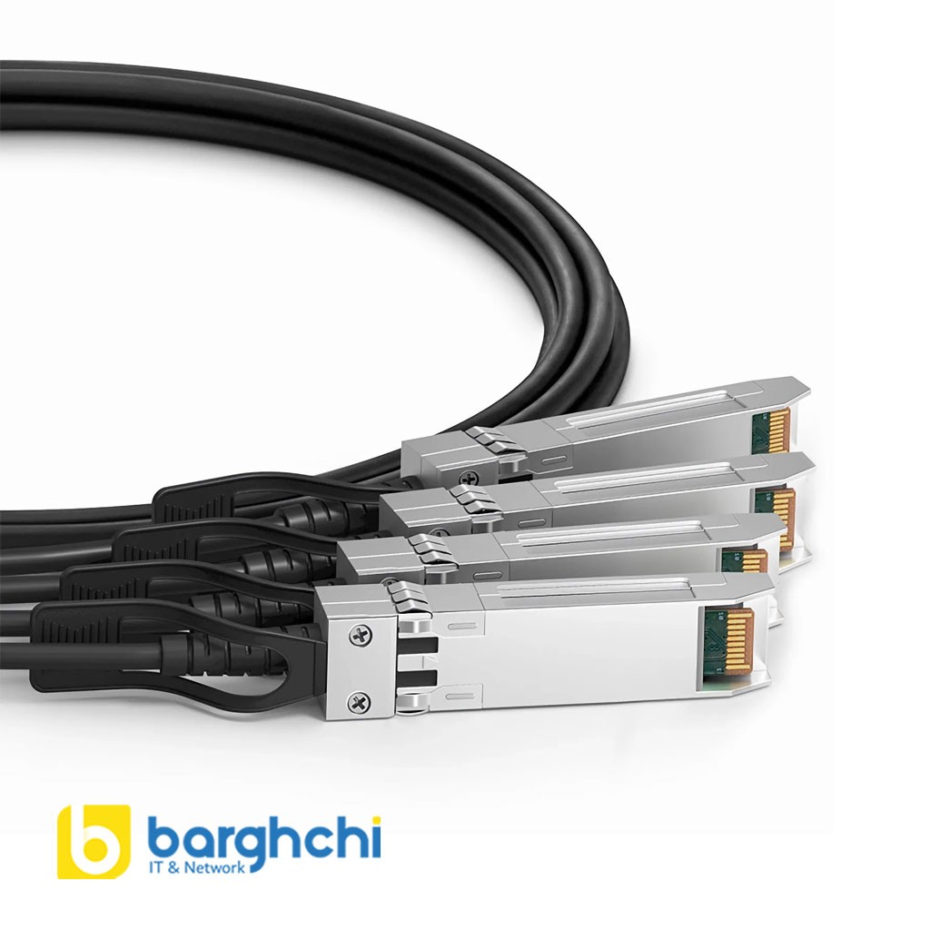 کابل DAC فورتی نت مدل FN-CABLE-QSFP28-4SFP28-5