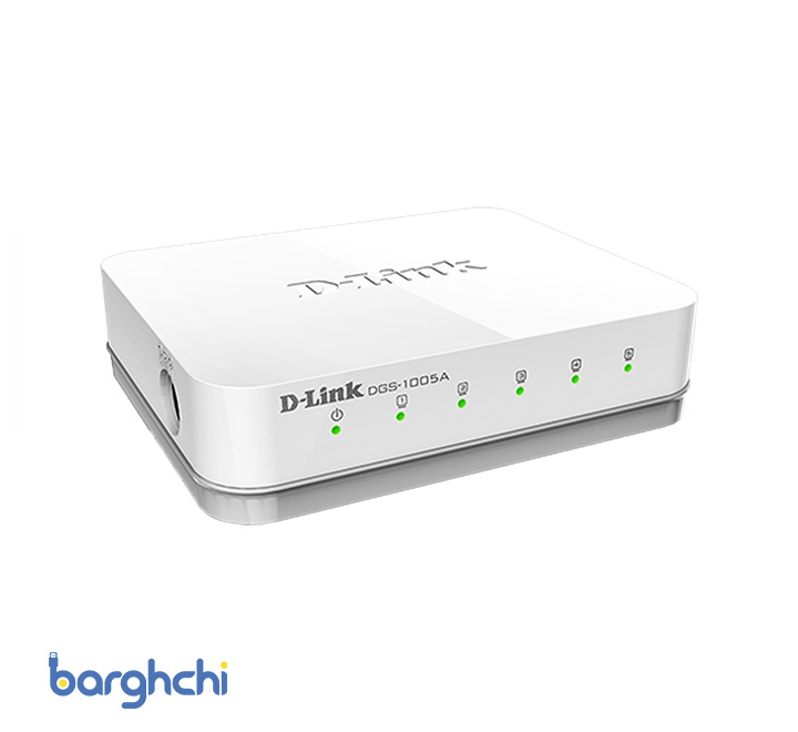 سوئیچ دسکتاپ 5 پورت گیگابیتی دی-لینک مدل DGS-1005A