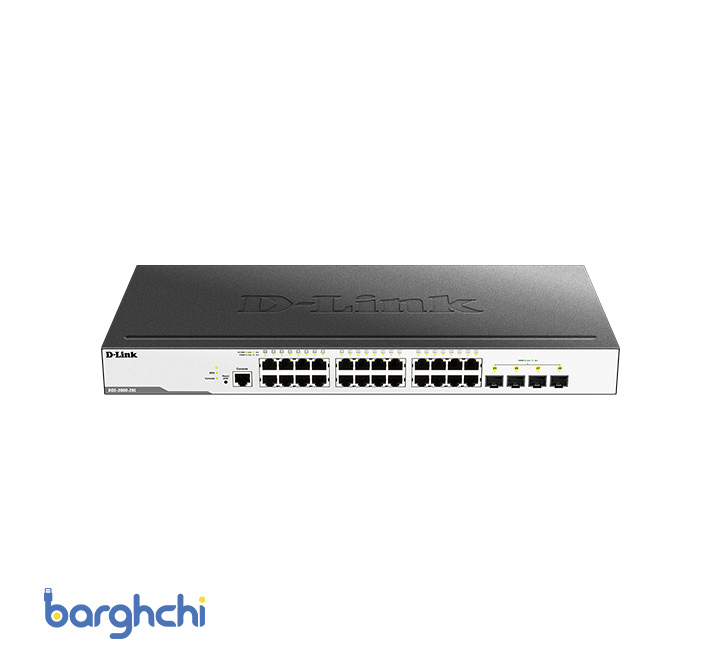 سوئیچ مدیریتی 28 پورت دی لینک مدل DGS-3000-28LP