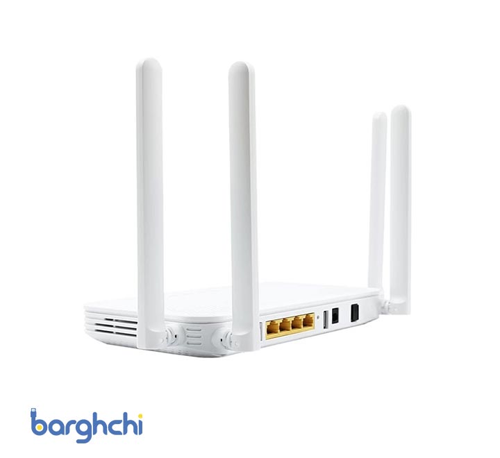 نمای پشتی مودم فیبر نوری دوبانده هوآوی مدل EG8245W5