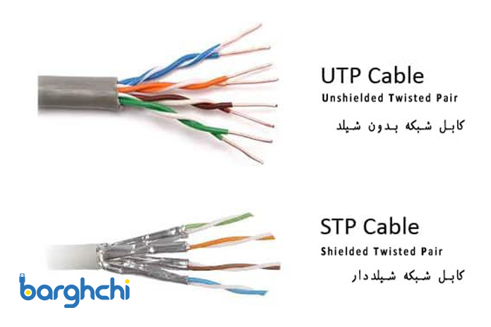 کابل شبکه شیلددار و بدون شیلد