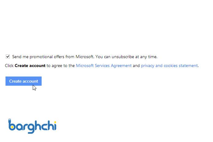 فعال سازی اکانت مایکروسافت Microsoft از طریق سایت