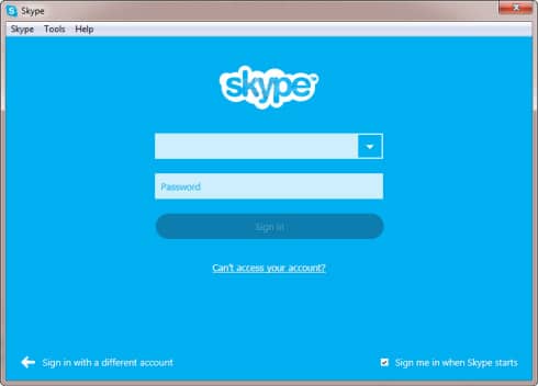 ورود به اسکایپ