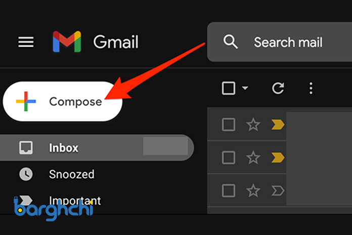 نحوه اضافه کردن جدول به ایمیل از طریق وب‌سایت جیمیل Gmail