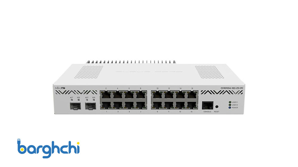 روتر میکروتیک CCR2004-16G-2S+PC