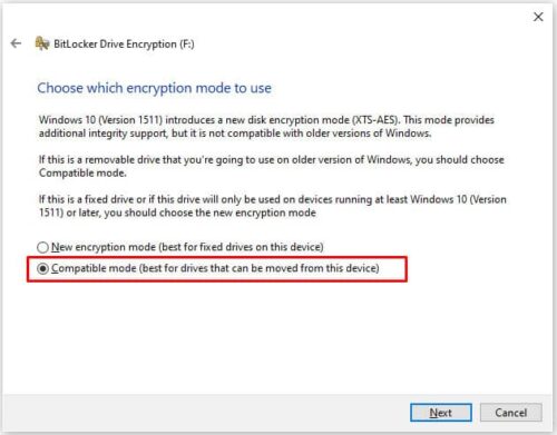Compatibility Mode Gd آموزش تصویری رمزگذاری روی فلش مموری بدون استفاده از نرم افزار - مجله برقچی