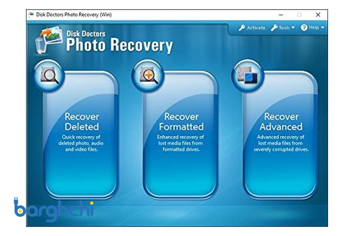 نرم افزار Disk Doctors Photo Recovery