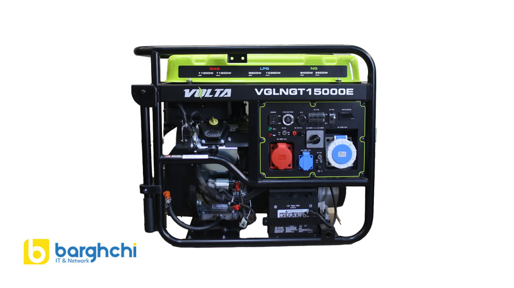 موتور ژنراتور 12.5 کیلووات سه گانه سوز ولتا مدل VGLNG15000E