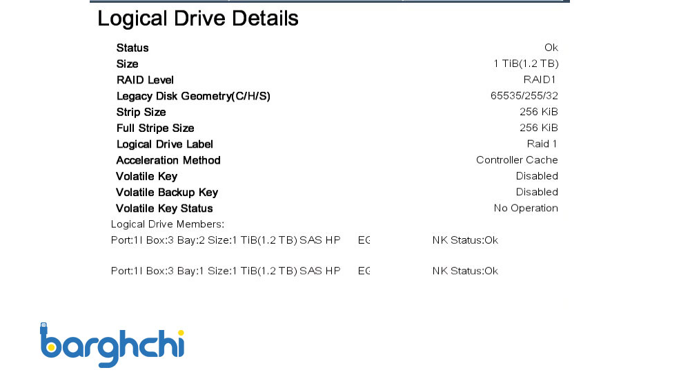 پیکربندی RAID سرور HP G10
