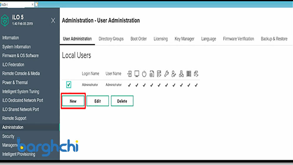 تنظیم IP برای iLO سرور HP