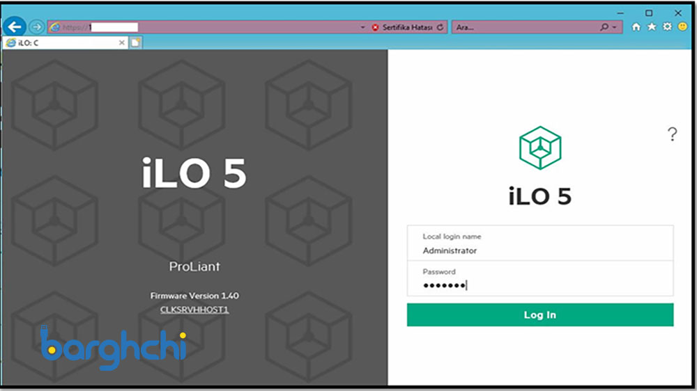 تنظیم IP برای iLO سرور HP