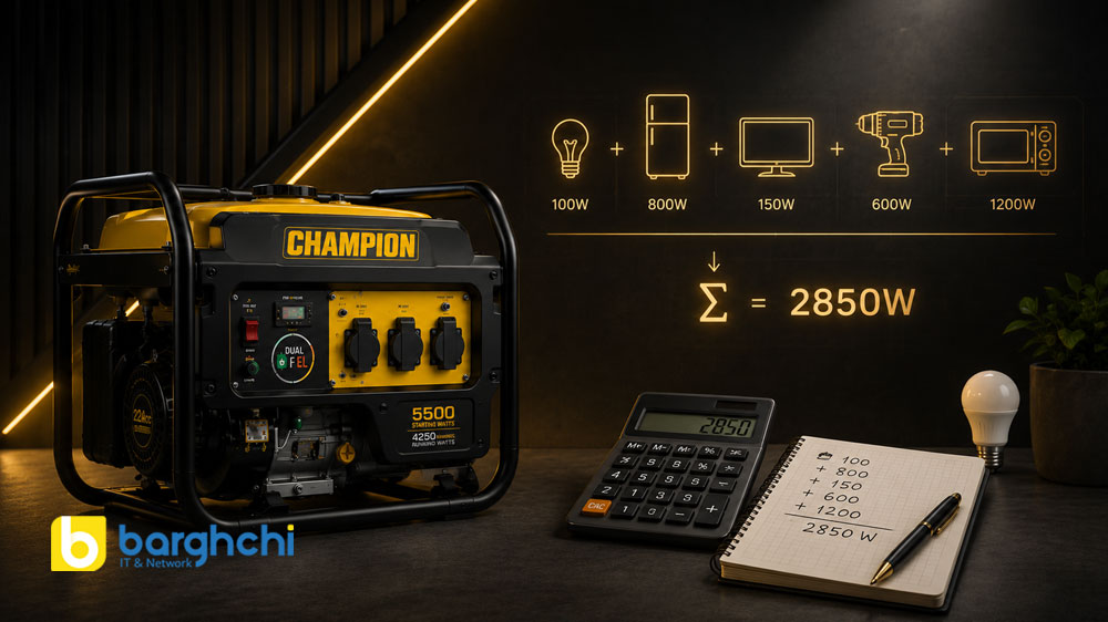 مقایسه مدل های موتور برق Champion برای خانه باغ و کارگاه